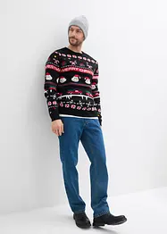Maglione natalizio in filato fine, bonprix