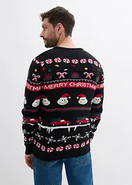 Maglione natalizio in filato fine, bonprix