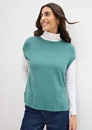 Gilet in morbida maglia misto viscosa, bonprix
