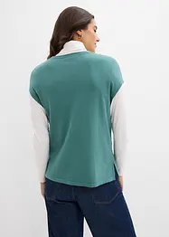 Gilet in morbida maglia misto viscosa, bonprix