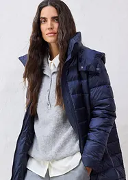 Piumino lungo con piume riciclate, bonprix