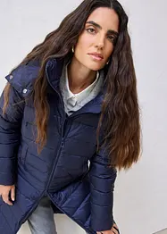 Piumino lungo con piume riciclate, bonprix