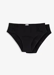 Slip mestruale alto per flusso medio (pacco da 2), bonprix