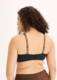Reggiseno a balconcino in tessuto glitterato, bonprix