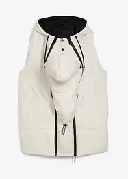 Gilet prémaman 4 in 1 foderato e double face con inserto babywearing, bonprix