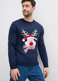 Maglione natalizio in filato fine, bonprix