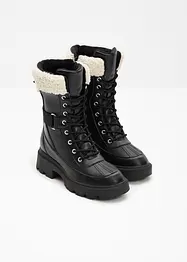 Scarponcini stringati foderati, bonprix