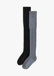 Calze parigine con cotone biologico (pacco da 2 paia), bonprix