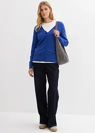 Cardigan in filato fine con bottoni, bonprix