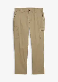 Pantaloni cargo elasticizzati termici regular fit, straight, bonprix