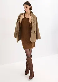 Abito in maglia a trecce, bonprix