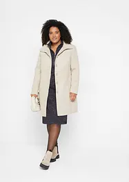 Abito in felpa con mezza zip, bonprix