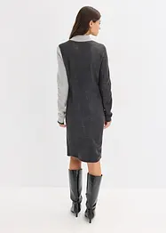 Abito in maglia jacquard con righe moderne, bonprix