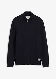 Cardigan con collo dritto e cotone riciclato, bonprix