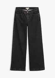 Jeans wide leg extra lunghi, vita media, bonprix