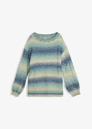 Maglione in filato grosso di misto lana morbido, bonprix