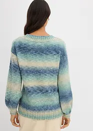 Maglione in filato grosso di misto lana morbido, bonprix