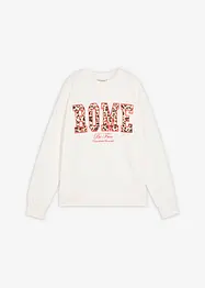 Felpa oversize in puro cotone biologico, bonprix