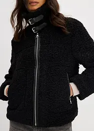 Pelliccia sintetica corta in pile teddy, bonprix