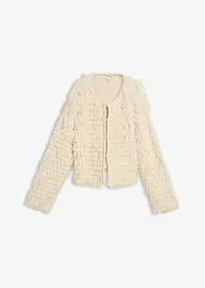 Cardigan in pelliccia sintetica riccia, bonprix