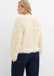Cardigan in pelliccia sintetica riccia, bonprix