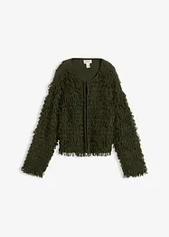 Cardigan in pelliccia sintetica riccia, bonprix