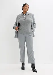 Maglione polo con percentuale di lana, bonprix