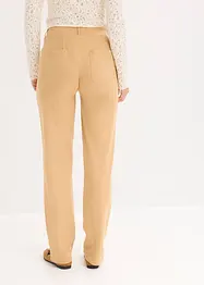 Pantaloni in jersey di cotone con piega cucita, bonprix