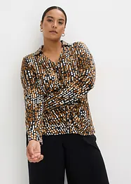 Blusa in jersey con viscosa, bonprix