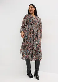Abito paisley in chiffon, bonprix