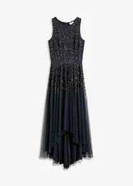 Abito asimmetrico con paillettes ricamate, bonprix