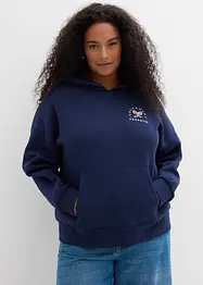 Felpa oversize in misto cotone, bonprix