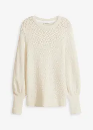 Maglione traforato, bonprix