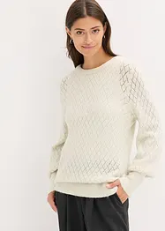 Maglione traforato, bonprix