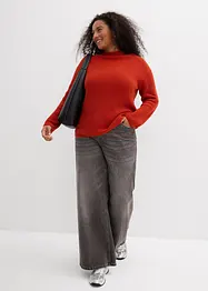 Maglione in filato fine di puro cotone biologico, bonprix