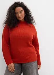 Maglione in filato fine di puro cotone biologico, bonprix