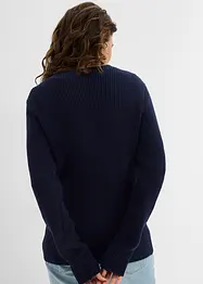 Maglione in filato fine di puro cotone biologico, bonprix