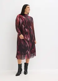 Abito midi in morbido mesh, bonprix