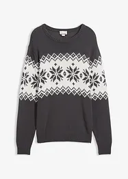 Maglione norvegese in puro cotone, bonprix