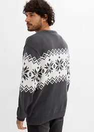 Maglione norvegese in puro cotone, bonprix
