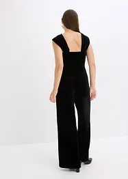 Tuta elegante in jersey di velluto fluente, bonprix