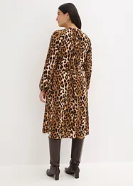 Abito midi in satin fluente, bonprix