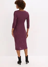 Abito midi jacquard, bonprix