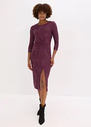 Abito midi jacquard, bonprix