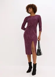 Abito midi jacquard, bonprix