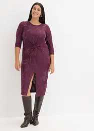 Abito midi jacquard, bonprix