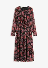 Abito midi in morbido mesh, bonprix
