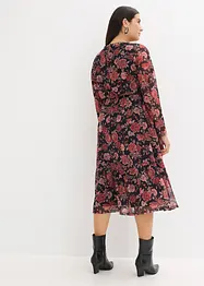 Abito midi in morbido mesh, bonprix