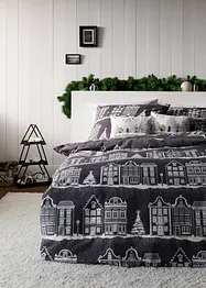 Biancheria da letto con casette, bonprix