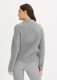 Maglione polo con percentuale di lana, bonprix